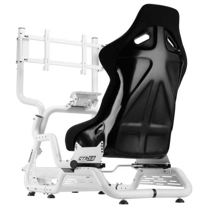 Support écran - OPLITE - Pour cockpit GTR S3/S8 - Blanc - Compatible toutes générations GTR Support écran - OPLITE - Pour cockpit GTR S3/S8 - Blanc - Compatible toutes générations GTR
