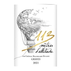 113 metres d'altitude 2021 Graves vendu en Caisse Bois - Vin rouge de