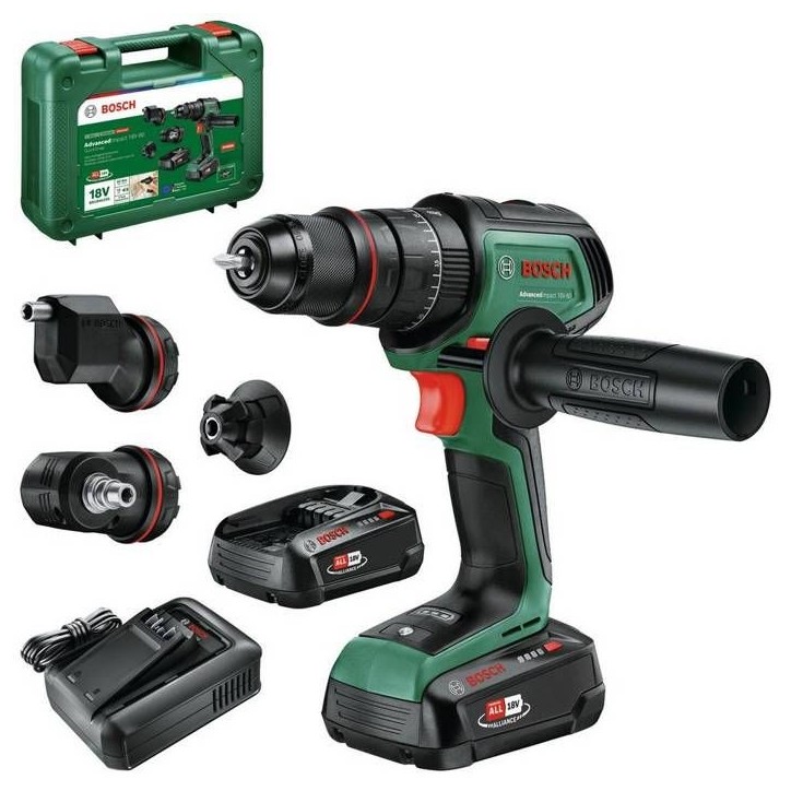 Perceuse a percussion sans fil - Bosch - AdvancedImpact 18V-80 - 82 Nm - Moteur brushless - Mandrin 13 mm Perceuse a percussion sans fil - Bosch - AdvancedImpact 18V-80 - 82 Nm - Moteur brushless - Mandrin 13 mm