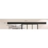 OPTIMUM - Kit porte coulissante + rail + bandeau Atelier - H.204xL.83x