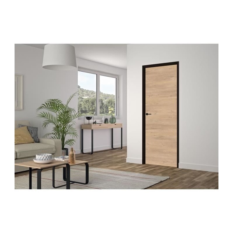 Bloc Porte - OPTIMUM - Revetement Spécial RIO HUI NOI - H 204 x 83 x Bloc Porte - OPTIMUM - Revetement Spécial RIO HUI NOI - H 204 x 83 x