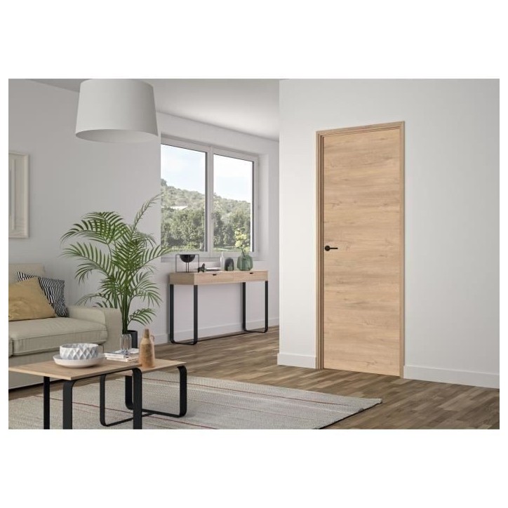 Bloc Porte - OPTIMUM - Revetement Spécial RIO - H 204 x 73 x 4 cm, Serrure magnétique, Installation facile Bloc Porte - OPTIMUM - Revetement Spécial RIO - H 204 x 73 x 4 cm, Serrure magnétique, Installation facile