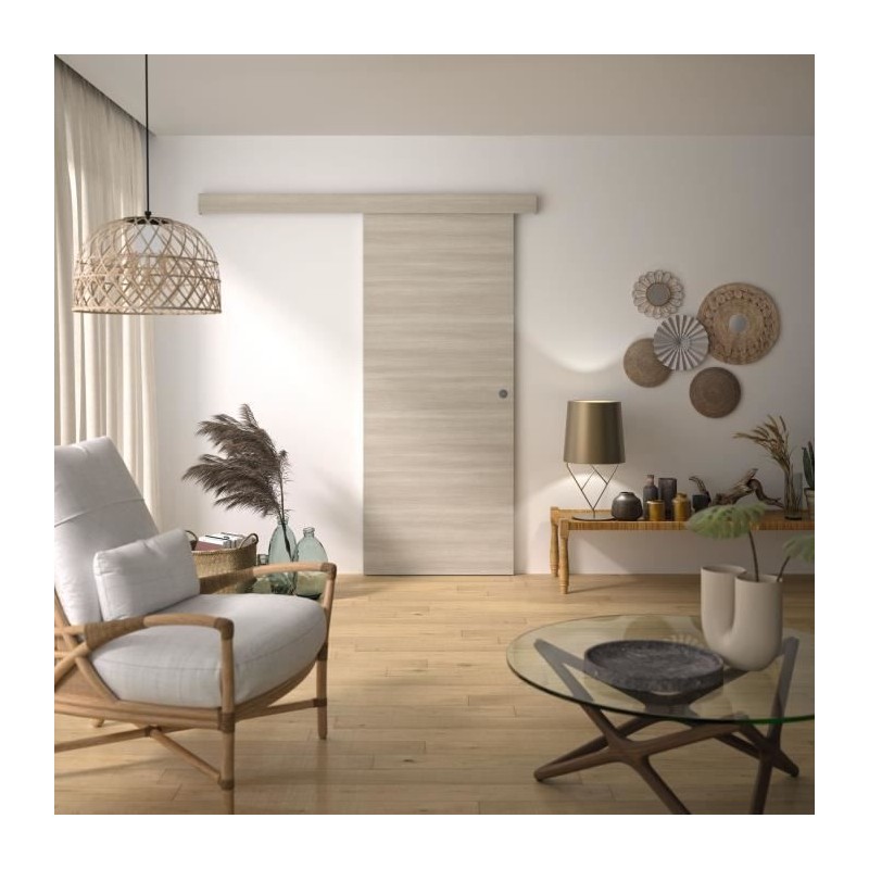 Kit Porte Coulissante - OPTIMUM - VERONE2 - H 204 x 83 x 3,6 cm, MDF, Kit Porte Coulissante - OPTIMUM - VERONE2 - H 204 x 83 x 3,6 cm, MDF,