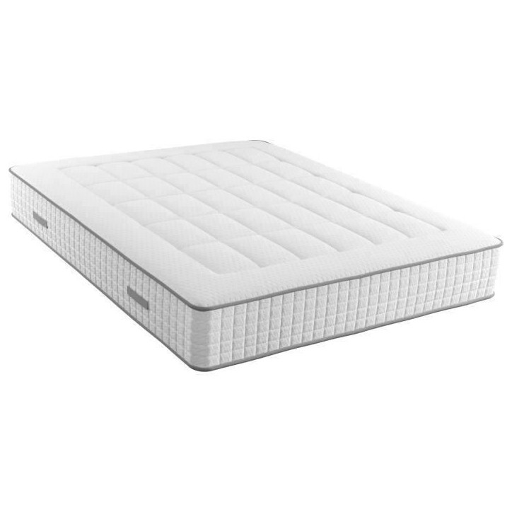 MODAMS GeoFlex 160 x 200 - 630 Ressorts ensachés - Mousse PU 24kg/m² - 7 zones - Respirant - Déhoussable - Réversible - Ep. MODAMS GeoFlex 160 x 200 - 630 Ressorts ensachés - Mousse PU 24kg/m² - 7 zones - Respirant - Déhoussable - Réversible - Ep.
