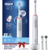 Brosse a dents électrique ORAL-B Pro 3 - 3 brossettes incluses - blan