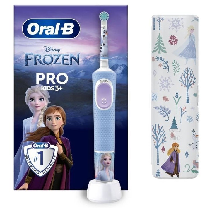 Brosse a dents électrique Oral B VITALITY Pro Kids La Reine Des Neiges + etui Brosse a dents électrique Oral B VITALITY Pro Kids La Reine Des Neiges + etui