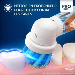Oral-B Pro Kids Brosse a Dents Électrique Enfant, Reine des Neiges Di