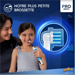 Brosse a dents électrique Oral-B Pro Kids 1 Manche Marvel Spider-Man,