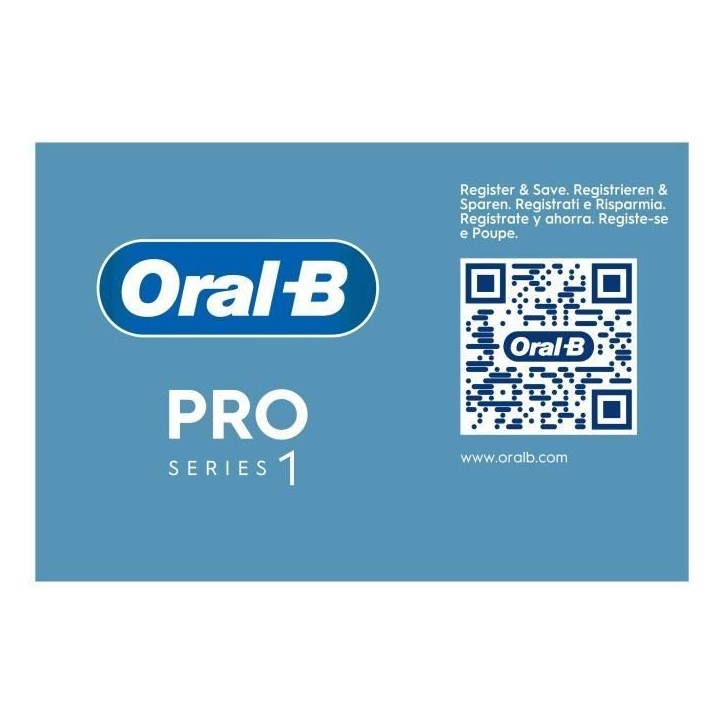 Brosse a dents électrique - ORAL-B Pro 1 - Sensitive Clean - Bleu Brosse a dents électrique - ORAL-B Pro 1 - Sensitive Clean - Bleu