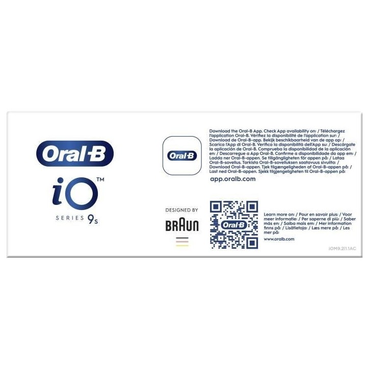 Brosses a dents - ORAL-B - iO9s Series - Rose Quartz (+1 refills) - Electrique Brosses a dents - ORAL-B - iO9s Series - Rose Quartz (+1 refills) - Electrique