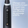 Brosse a dents électrique ORAL-B iO5 connectée - noir - Bluetooth, 1
