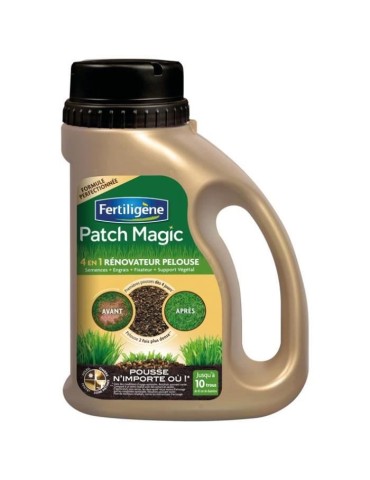 FERTILIGENE - Patch Magic FPATCH750B - 750 g - Réparation de la pelouse en 1 seul geste - Universel - Granulés