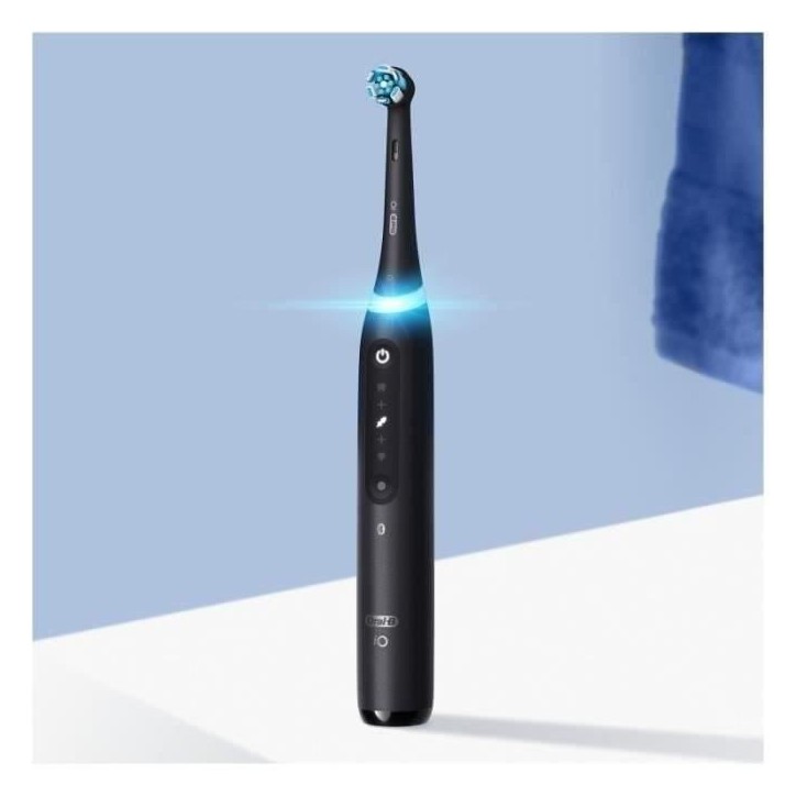 Oral-B iO 5 Lot De 2, Brosses a Dents Électriques Noire et Blanche, 2 Brossettes Oral-B iO 5 Lot De 2, Brosses a Dents Électriques Noire et Blanche, 2 Brossettes