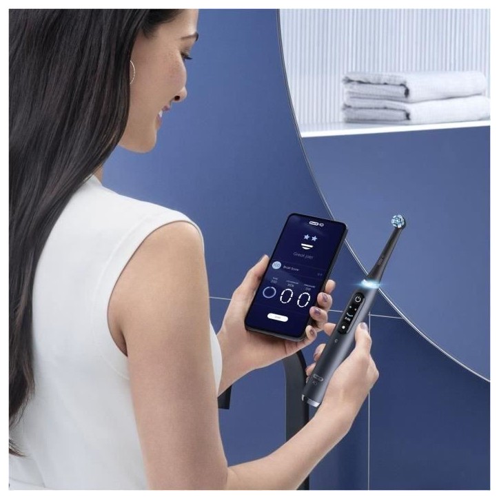 Brosse a Dents Électrique Oral-B iO 9 - Noire - 1 Brossette - 1 Étui De Voyage Chargeur - 1 Pochette Magnétique Brosse a Dents Électrique Oral-B iO 9 - Noire - 1 Brossette - 1 Étui De Voyage Chargeur - 1 Pochette Magnétique