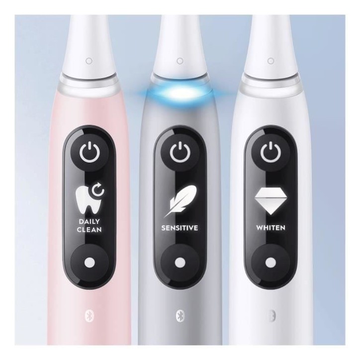 Oral-B iO 6S Brosse a Dents Électrique connectée Bluetooth Grise, 2 Brossettes, 1 Étui De Voyage Oral-B iO 6S Brosse a Dents Électrique connectée Bluetooth Grise, 2 Brossettes, 1 Étui De Voyage