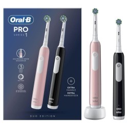 Oral-B Pro Series 1 Lot De Deux, Brosses a Dents Électriques Rose Et