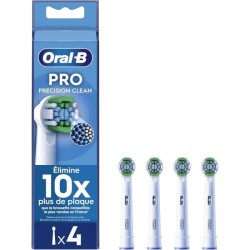 Oral-B Pro Precision Clean Brossettes Pour Brosse a Dents, Pack De 4 U