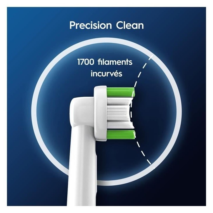 Oral-B Pro Precision Clean Brossettes Pour Brosse a Dents, Pack De 4 Unités Oral-B Pro Precision Clean Brossettes Pour Brosse a Dents, Pack De 4 Unités