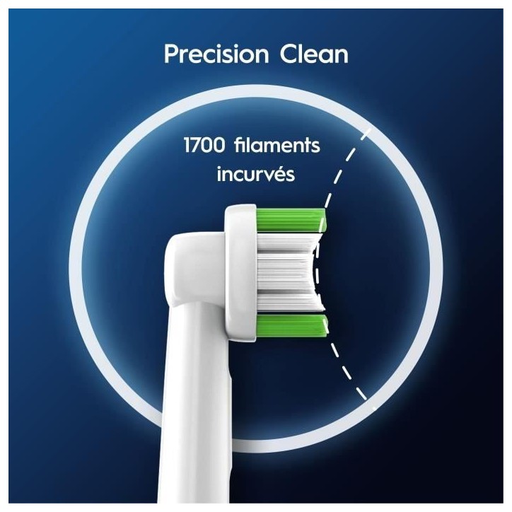 Brossette ORAL-B - Precision Clean - pour brosse a dent électrique - pack de 6 Brossette ORAL-B - Precision Clean - pour brosse a dent électrique - pack de 6