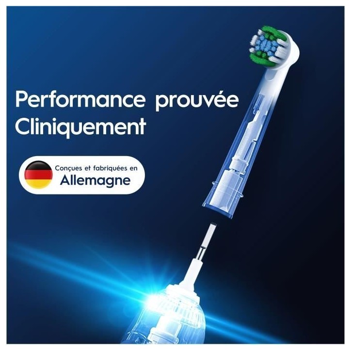 Brossette ORAL-B - Precision Clean - pour brosse a dent électrique - pack de 6 Brossette ORAL-B - Precision Clean - pour brosse a dent électrique - pack de 6