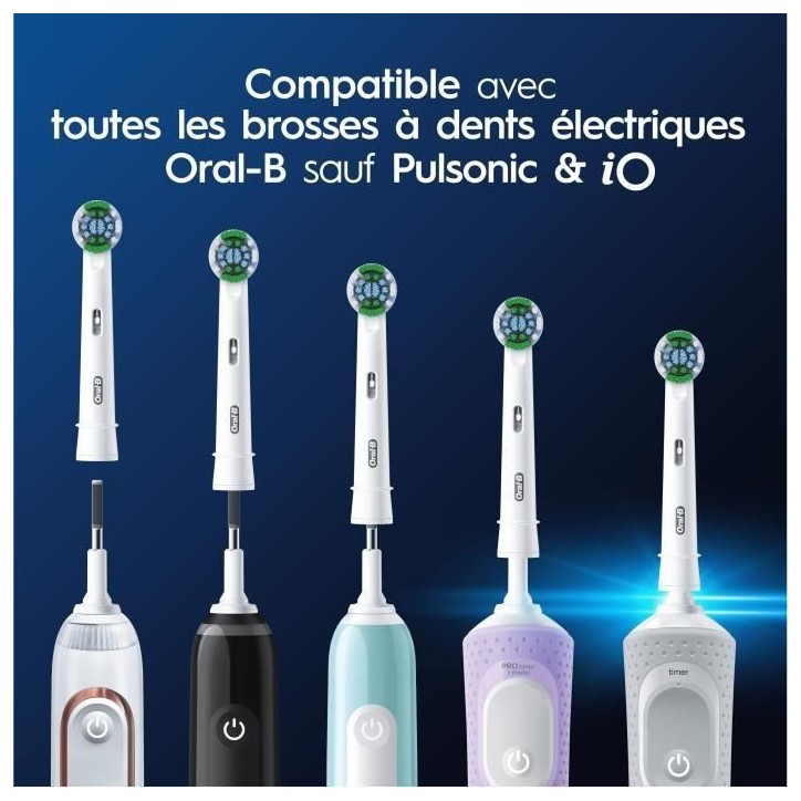 Brossette ORAL-B - Precision Clean - pour brosse a dent électrique - pack de 6 Brossette ORAL-B - Precision Clean - pour brosse a dent électrique - pack de 6