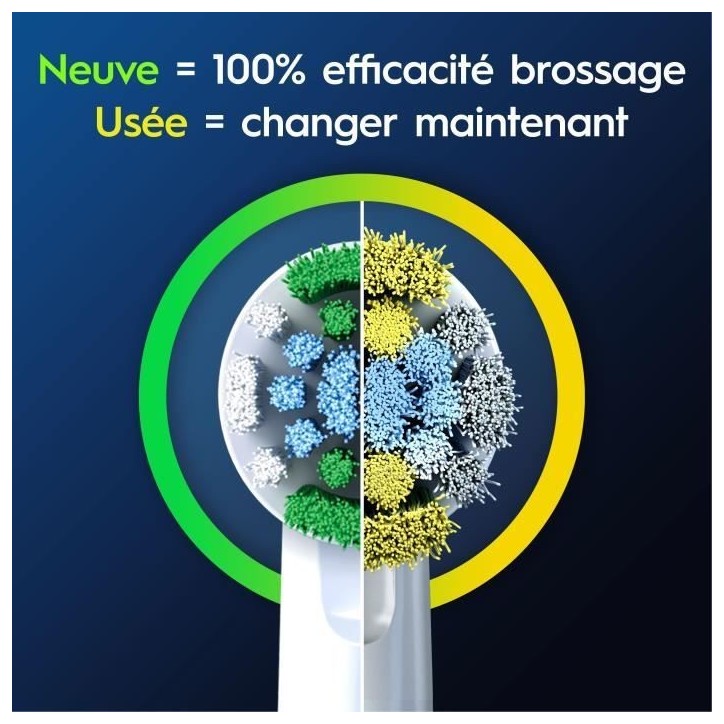 Brossette ORAL-B - Precision Clean - pour brosse a dent électrique - pack de 6 Brossette ORAL-B - Precision Clean - pour brosse a dent électrique - pack de 6