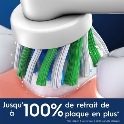 Brossette ORAL-B - Cross Action - pour brosse a dent électrique - pac