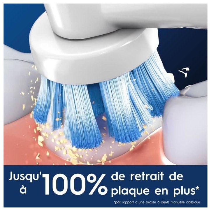 Brossette ORAL-B - Pack de 6 brossettes - Sensitive Clean - Pour brosse a dent électrique Brossette ORAL-B - Pack de 6 brossettes - Sensitive Clean - Pour brosse a dent électrique