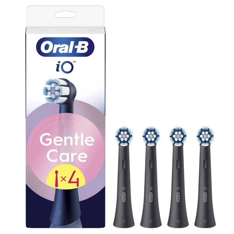 Brossettes - ORAL-B - IO refills Gentle Care - Pack de 4 - Noir Brossettes - ORAL-B - IO refills Gentle Care - Pack de 4 - Noir