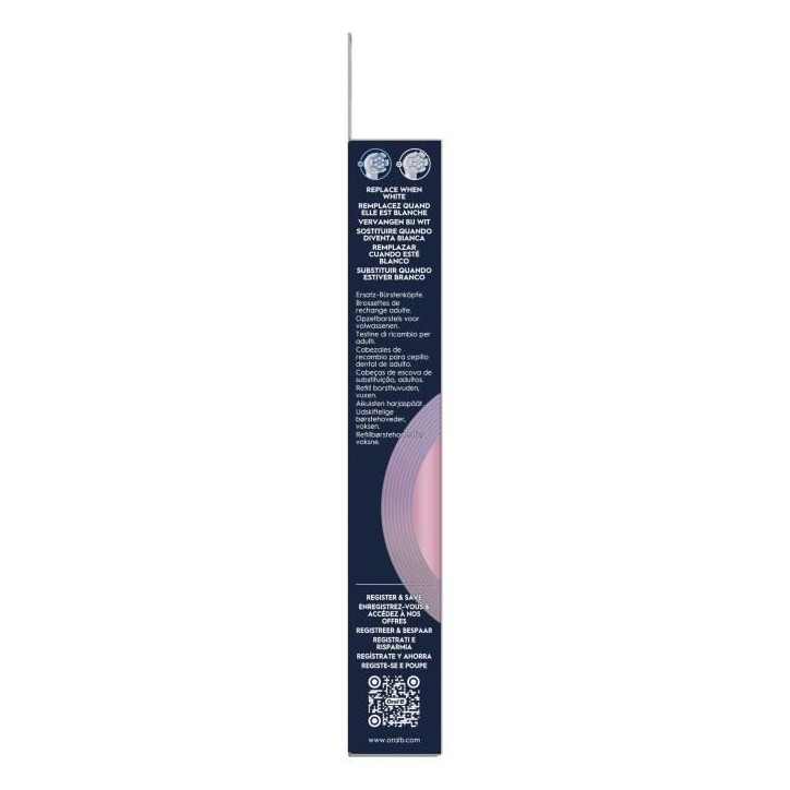 Recharges de brosse a dents - ORAL B - iO - x4 Soin Doux Blanc Recharges de brosse a dents - ORAL B - iO - x4 Soin Doux Blanc