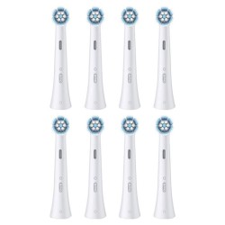 Brossettes - ORAL-B - iO refills Gentle Care - Pack de 8 - Blanc