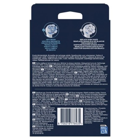 Brossettes - ORAL-B - iO refills Ultimate Clean - Pack de 8 - Blanc