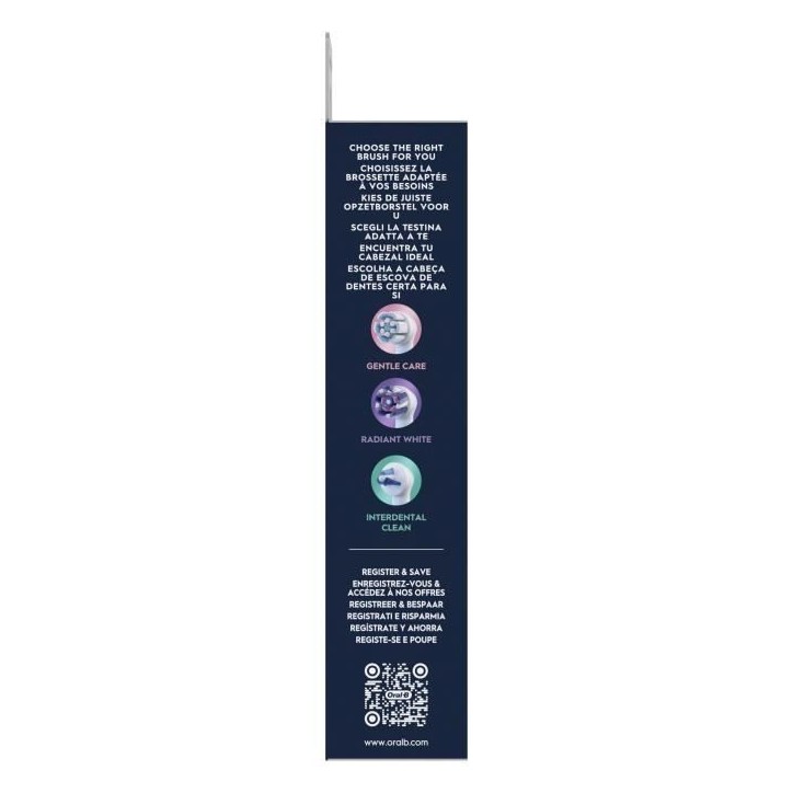 Brossettes - ORAL-B - iO refills Ultimate Clean - Pack de 8 - Blanc Brossettes - ORAL-B - iO refills Ultimate Clean - Pack de 8 - Blanc