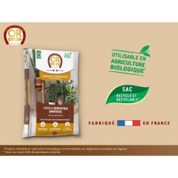 Terreau rempotage universel - OR BRUN - OBRTREM6U - 6L - Améliore la