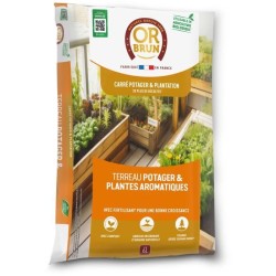 Terreau potager & Plantes aromatiques - OR BRUN - OBRTARO6U - 6L - Cro