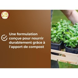 Terreau potager & Plantes aromatiques - OR BRUN - OBRTARO6U - 6L - Cro
