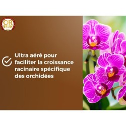 Terreau orchidées - OR BRUN - OBRTORC6U - 6L - Favorise la croissance