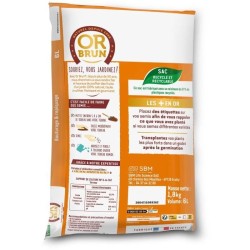 Terreau Semis - OR BRUN - OBRTSEM6U - 6L - Améliore le Drainage - Ré