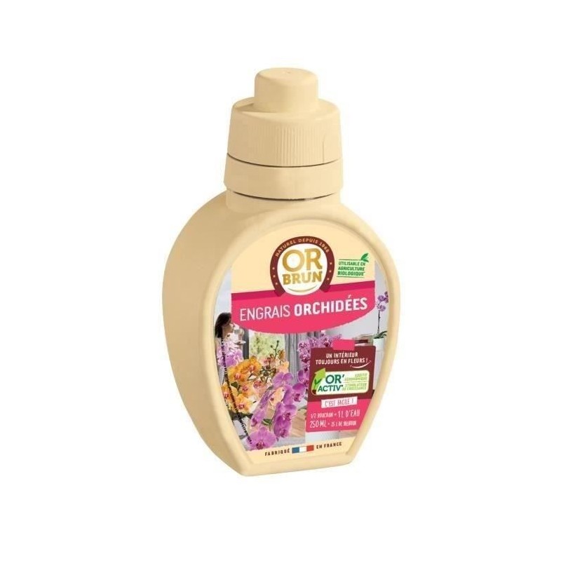 OR BRUN Engrais orchidées 250 ml OR BRUN Engrais orchidées 250 ml