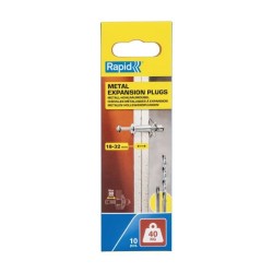 Chevilles a expansion métal pour cloison plâtre - RAPID - Ø11 - 18-