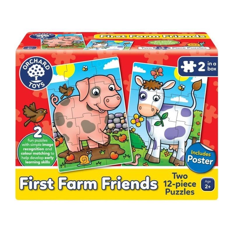 Les amis de la ferme - Puzzle - ORCHARD Les amis de la ferme - Puzzle - ORCHARD