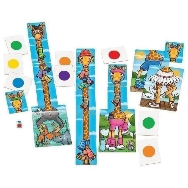 Les girafes et leurs foulards colorés - ORCHARD Les girafes et leurs foulards colorés - ORCHARD