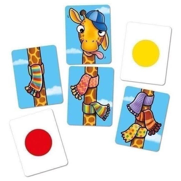 Les girafes et leurs foulards colorés - ORCHARD Les girafes et leurs foulards colorés - ORCHARD