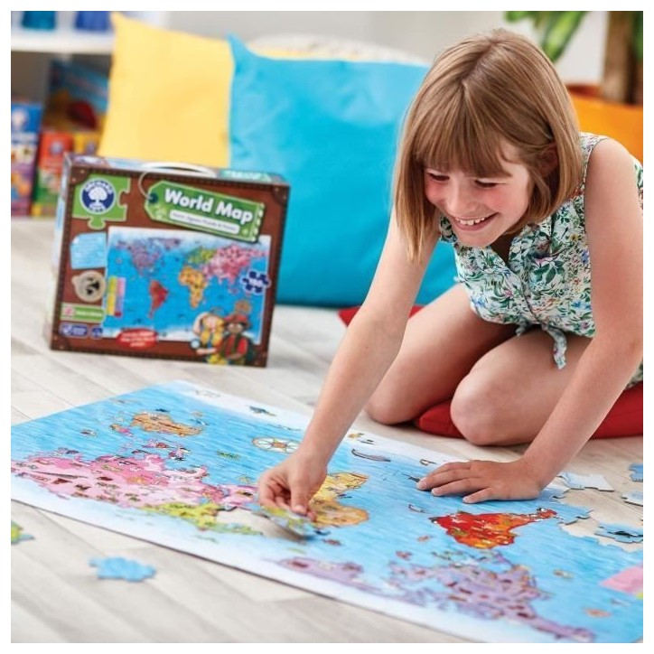 Carte du monde - Puzzle - ORCHARD Carte du monde - Puzzle - ORCHARD