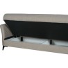 Canapé convertible 3 places - OTTOWA - Tissu beige - 2 coussins - Cof