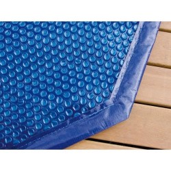 Bâche a bulles UBBINK pour piscine en bois Ø360 cm - Bleu - Conserve