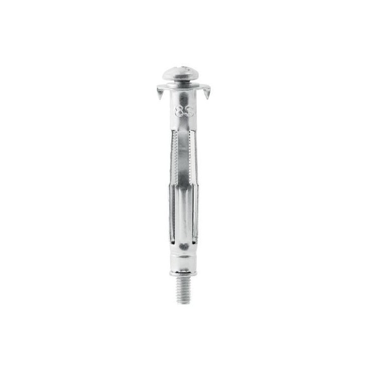 Chevilles a expansion métal pour cloison plâtre - RAPID - Ø8 - 3-20mm - Lot de 10 - Charge max 25 kg - 5001548 Chevilles a expansion métal pour cloison plâtre - RAPID - Ø8 - 3-20mm - Lot de 10 - Charge max 25 kg - 5001548