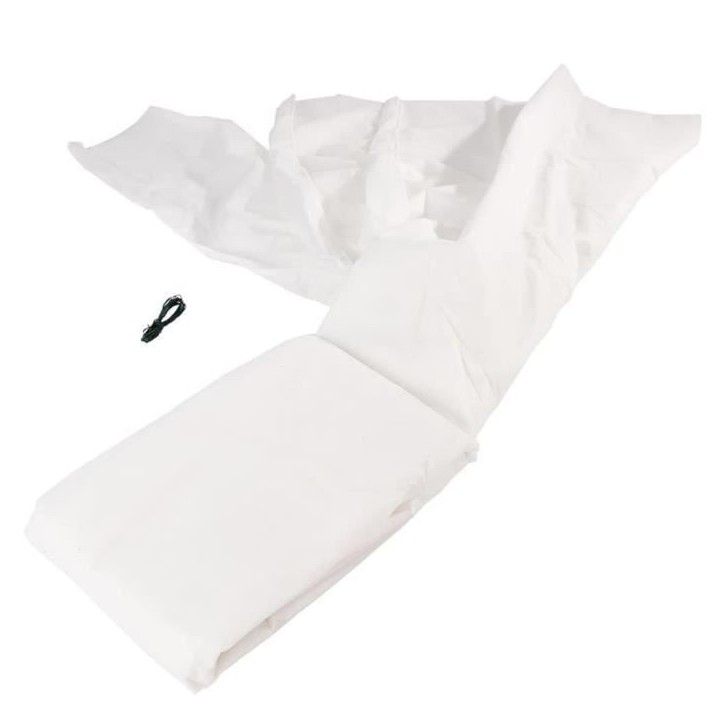 Nature Couverture en polaire d'hiver 30 g/m² Blanc 2x10 m