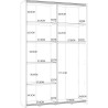 Armoire 2 portes coulissantes multifonction - Blanc mat - L120 x P41,6