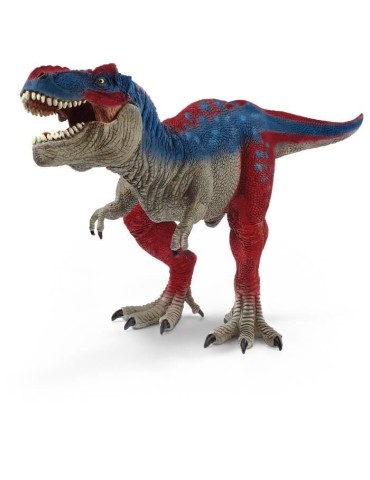 Figurine T-Rex bleu avec détails réalistes et mâchoire mobile, Tyrannosaure Rex, Schleich 72155 Dinosaurs